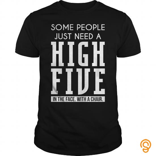 Essential SOME PEOPLE JUST NEED A HIGH FIVE T Shirts Printing
