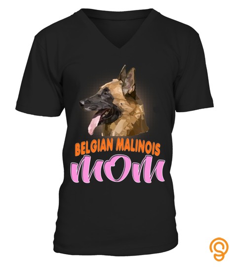 Belgian Malinois Dog Mom Animal Low Poly Design