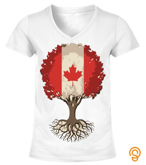 Tree Of Life With Canadian Flag