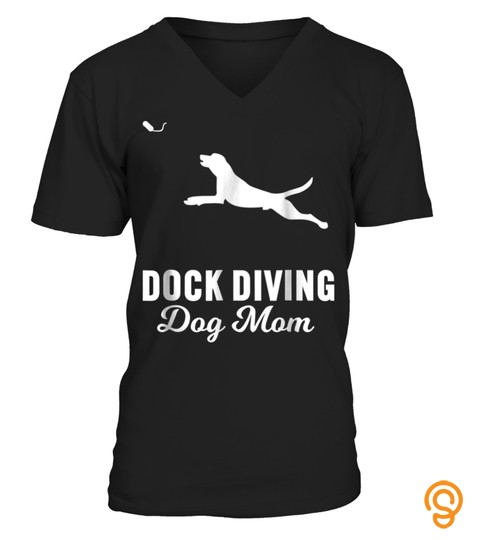 Dock Diving Dog Shirt For Dog Mom  Dog Jumping Swimming Tee