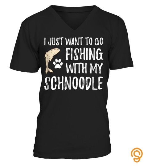 Fishing Schnoodle Shirt For Boating Dog Mom Or Dog Dad
