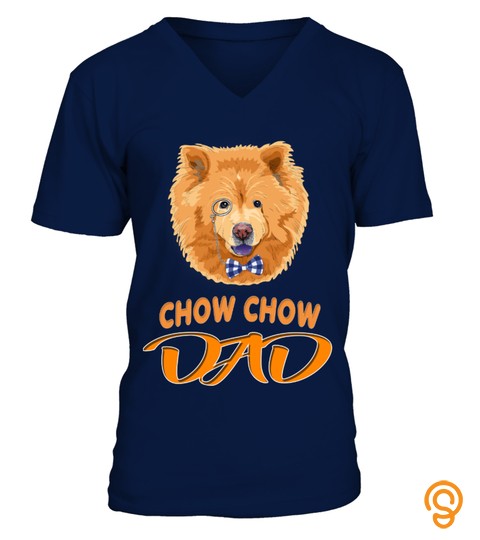 Hipster Chow Chow Dad Dog