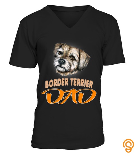 Hipster Border Terrier Dad Dog