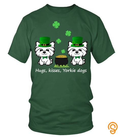 Funny St Patrick's Yorkshire Terrier Shirt Yorkie Dogs Lover