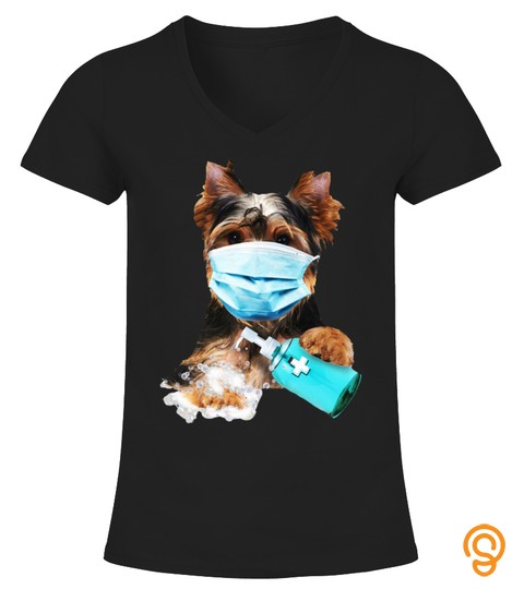 Yorkshire Terrier Wash your hands Covid 19