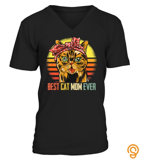 Best Cat Mom Ever Cat Lover Gift, Cute Cat Lady T Shirt