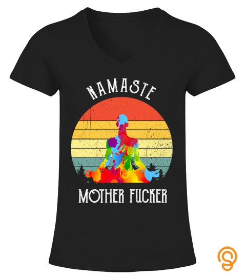 Vintage Boy Hippie Yoga Namaste Mother Fucker 1