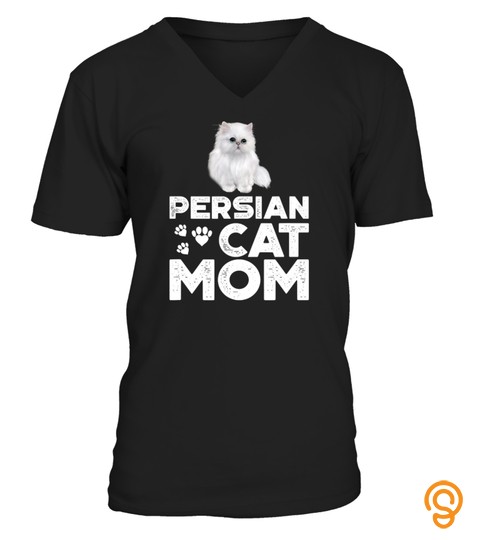 Persian Cat Mom Shirt I Female Cat Owner Persian Kitty Gift