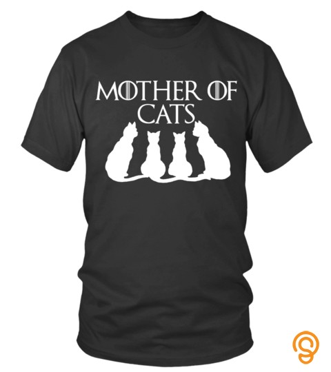 Mother Of Cat 4 Animals Lover Mother Mom Family Woman Daughter Son Best Selling T Shirt