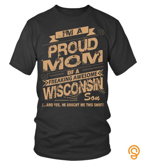 Wisconsin Proud Mom Son