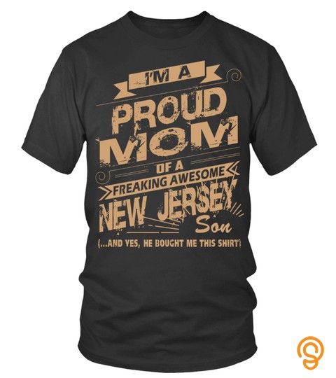 New Jersey Proud Mom Son