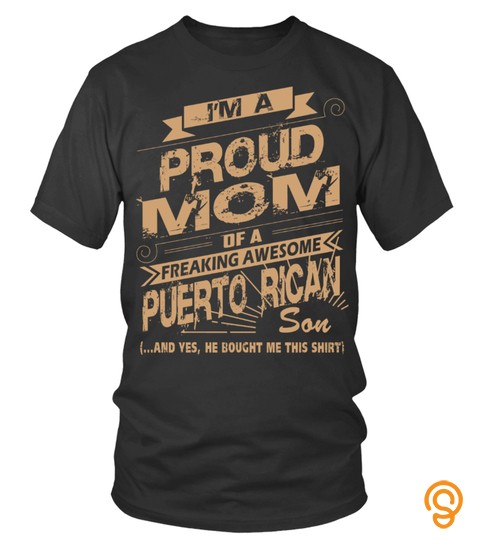 Puerto Rican Proud Mom Son
