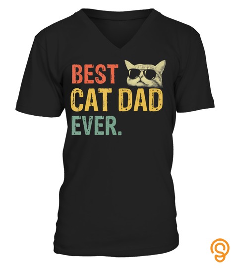Best Cat Dad Ever T Shirt Cat Daddy Gift Shirts