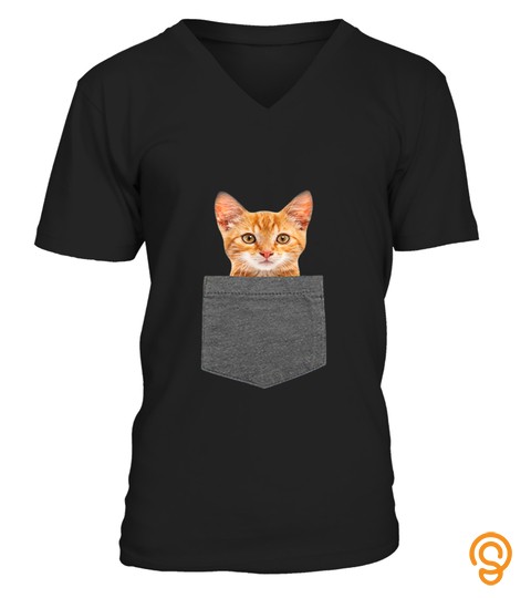 Cat In Pocket T Shirt T Shirt