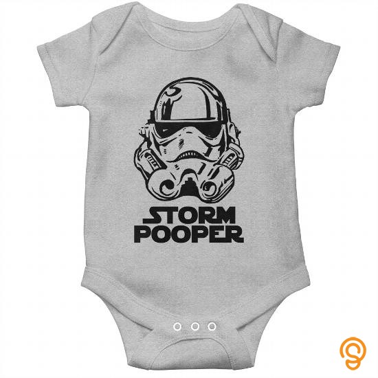 Eco-friendly Storm Pooper Baby Onesie T Shirts For Sale