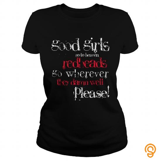 Embellished Redhead T Shirt Redheads Go Wherever They Damn Well Apparel T Shirts Target
