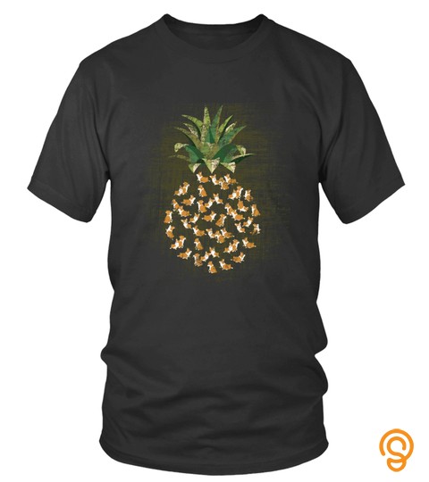 Pineapple Corgi T Shirt Best Birthday Gift For Corgi Lovers