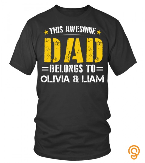 Awesome Dad   Custom Shirt