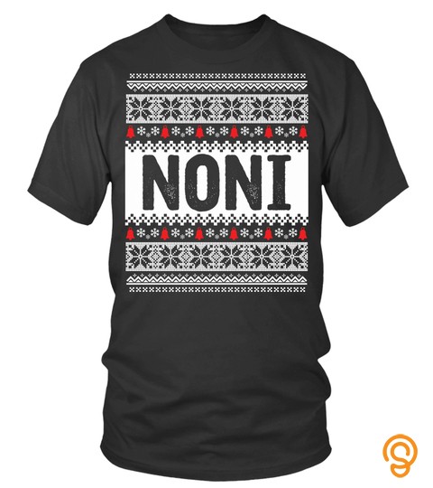 Ugly Christmas Gift For Grandma Mom, Noni Sweatshirt