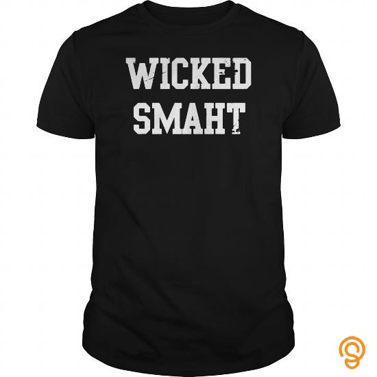 Clothing Wicked Smaht Smart Funny Boston Massachusetts Tee Shirts Sayings