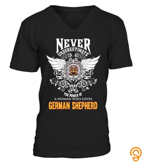 Woman Loves German Shepherd Tshirt