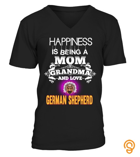 Happy Mom Love German Shepherd