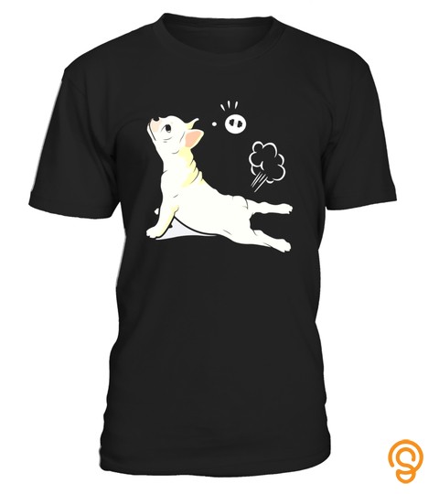French Bulldog Yoga Exhale T Shirt   Limited Edition
