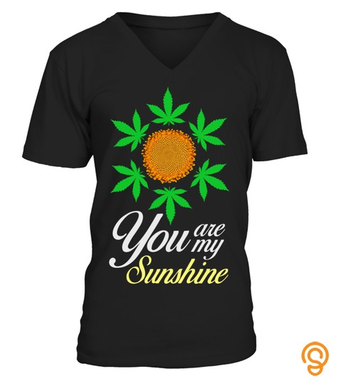 Weed Sunflower Shirt Women Marijuana T Shirts Hoodie