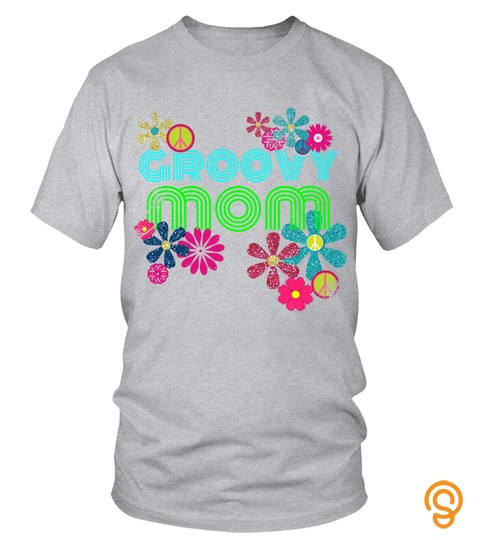 Mom Shirts   Groovy Mom Shirt Retro Hippie Flower Power Mother Gift Sweatshirt