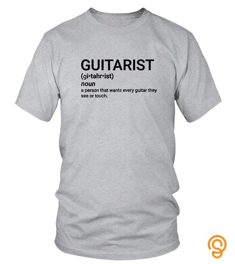 Gift For Guitar Player Guitarist Definition Funny T Shirt  