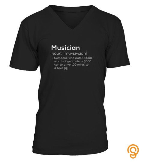 Musician Definition Funny Meaning Shirt Gift For Music Lover