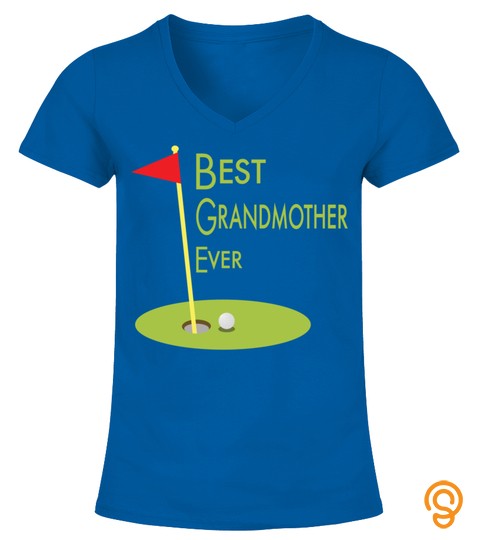 Golfing Themed Gift For Grandma   Best Grandmother Ever Long Sleeve T Shirt