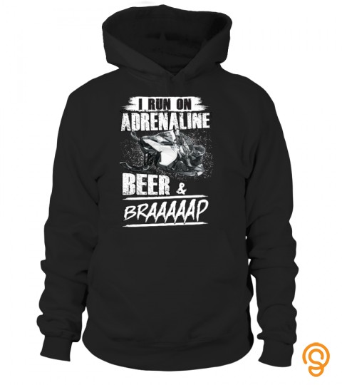Beer & Braaap   Snowmobile T shirt