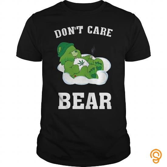 Mens Womens Don't care bear T Shirt Tee Shirts Design
