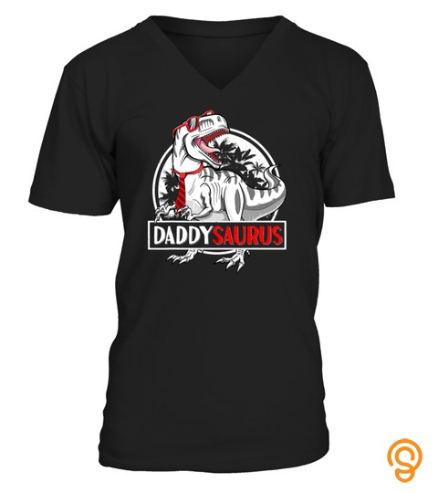 Daddysaurus T Shirt Fathers Day T Rex Daddy Saurus Gifts Men