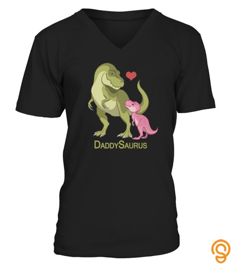 DADDYSAURUS TREX FATHER  BABY GIRL DINOSAURS TSHIRT   HOODIE   MUG (FULL SIZE AND COLOR)