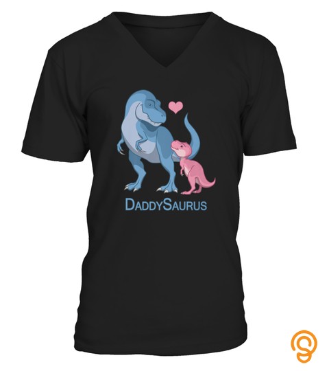 Daddysaurus Trex Papa  Baby Girl Dinosaur Tshirt   Hoodie   Mug (Full Size And Color)