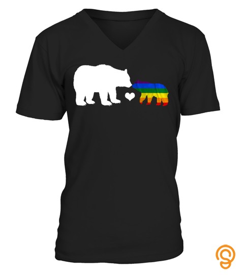 Mama Bear Mom Lgbt Lesbian Gay Bisexual Tshirt   Hoodie   Mug (Full Size And Color)