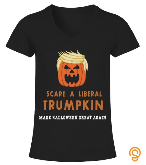 Liberal Costume For Halloween Trumpkin 2020 Political Shirt