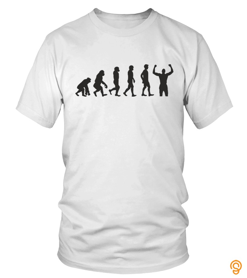 Funny Evolution Winner T Shirts Wholesale