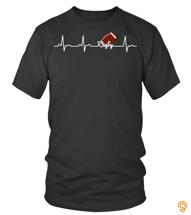 American Football  Heartbeat Tshirt