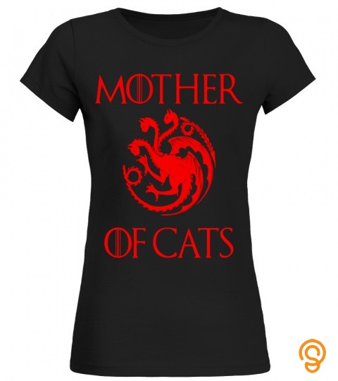 Cat Lovers Shirt Mother of Cats T Shirt Kitten Beautiful Tee