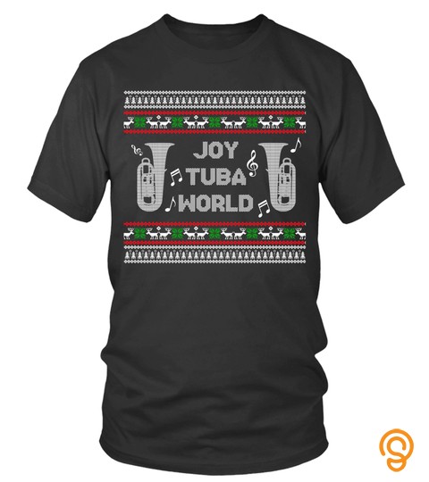 Joy Tuba World Funny Christmas Sweatshirt Gift