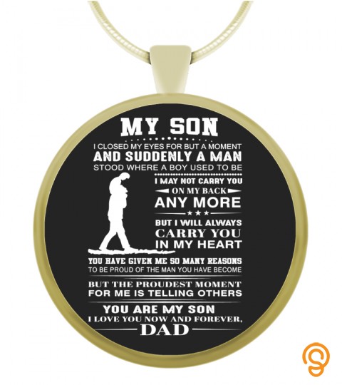  Proud Of You   Dogtag For Son !