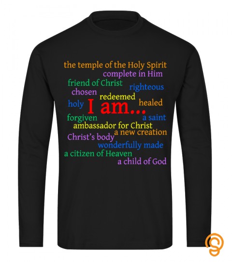 Who I am in Christ long sleeve shirt!
