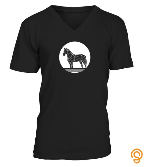 Geometric Horse Graphic Tshirt   Hoodie   Mug (Full Size And Color)