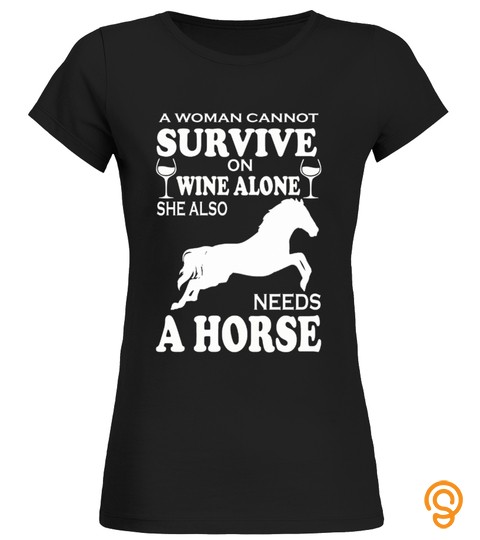 Horse Girl Wine Rider Equestrian Shirt