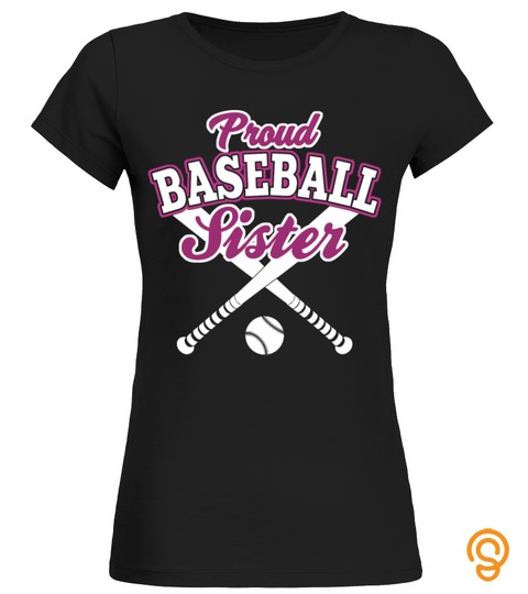 Proud Baseball Sister Women Shirt