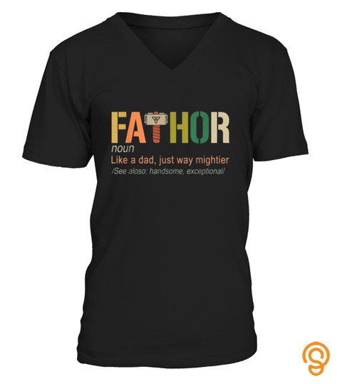 Fathor Definition Like A Dad Funny Father's Day Gift Tshirt