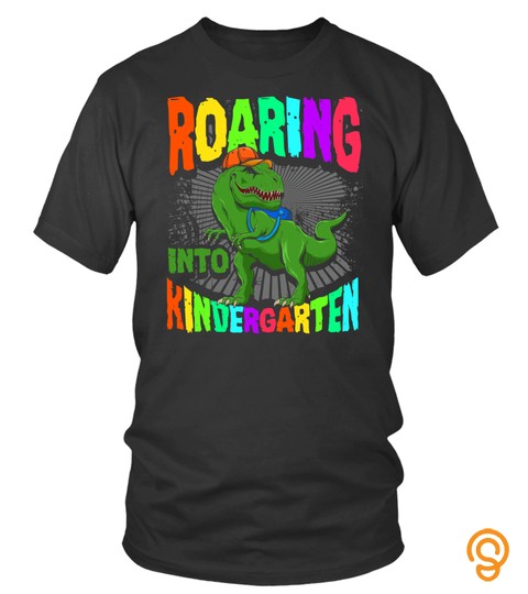 Roaring Kindergarten Dinosaur T Rex Back To School Shirt Boy Sweatshirt